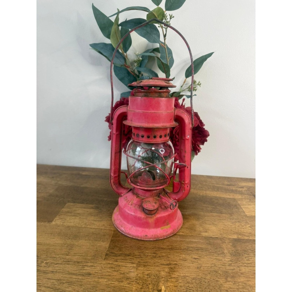 Vintage Chalwyn Tropic Hurricane Lantern Made in England Lamp Rustic Farmhouse
